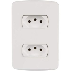 Tomadas 2p+t 10 Amperes 250 Volts Branco Miluz Schneider