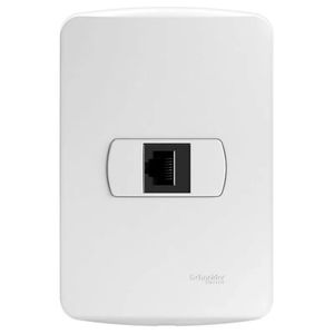 Tomada Rj45 8 Fios Branco Miluz Schneider