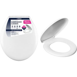 Assento Almofadado Clássico Branco Primafer