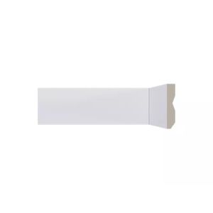 Rodapé/Alizares Lev 71 Liso Branco 7cm 2,40 21657 Santa Luzia