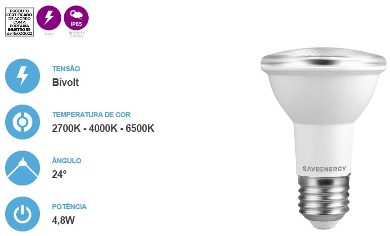 Lampada-Led-Par-20-4-8W-2700K-Bivolt-Se-110-1961-Saveenergy