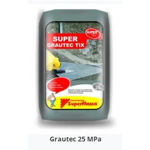 Argamassa Super Grautec 25Kg 25 Mpa Super Massa