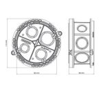 Caixa-De-Luz-4x4-Octogonal-Fundo-Movel-Amarela-Tramontina