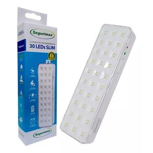 Luminaria Emergencia Led Aut 30 Leds 40/2720 Slim