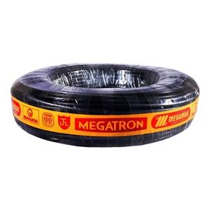 Cabo PP Flexível 500V 2X2,5mm Preto Peça Com 100m Megatron