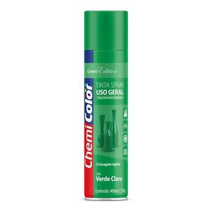 Tinta Spray Uso Geral 400ml Verde Claro Chemicolor