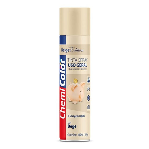 Tinta-Spray-Uso-Geral-400ml-Bege-Chemicolor