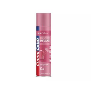 Tinta Spray Metálica Rose 400ml Chemicolor