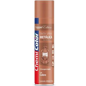 Tinta Spray Metálica Cobre 400ml Chemicolor