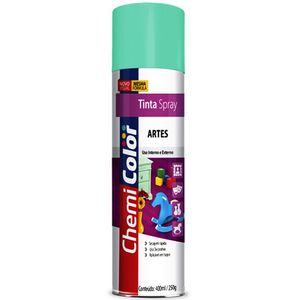 Tinta Spray Artes Verde Claro 400ml Chemicolor