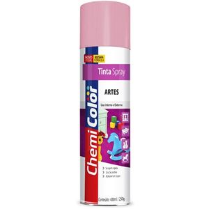 Tinta Spray Artes Rosa 400ml Chemicolor