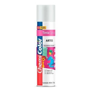 Tinta Spray Artes Fundo Branco 400ml Chemicolor