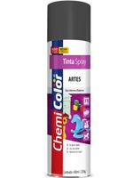 Tinta-Spray-Artes-Preto-Fosco-400ml-Chemicolor