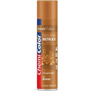 Tinta Spray Metálica Bronze 400ml Chemicolor