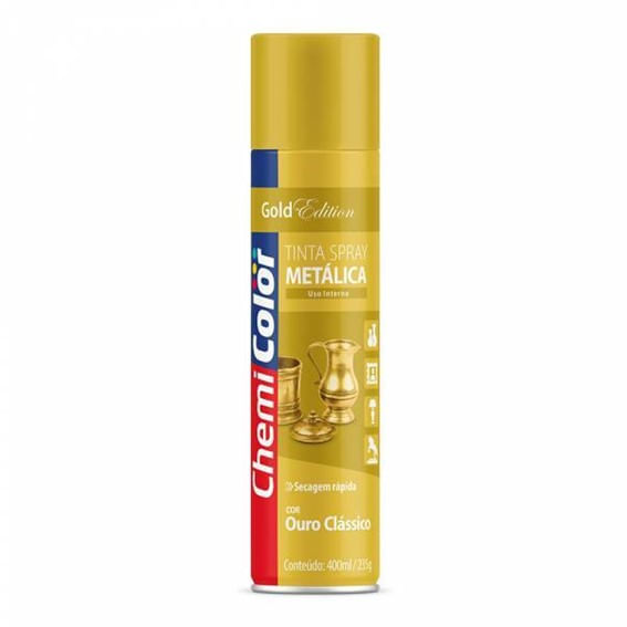 Tinta-Spray-Metalica-Ouro-Classico-400ml-Chemicolor