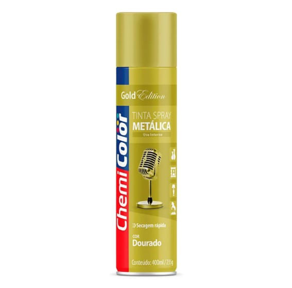 Tinta-Spray-Metalica-Dourada-400ml-Chemicolor