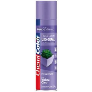 Tinta Spray Uso Geral Viloleta Claro 400ml Chemicolor