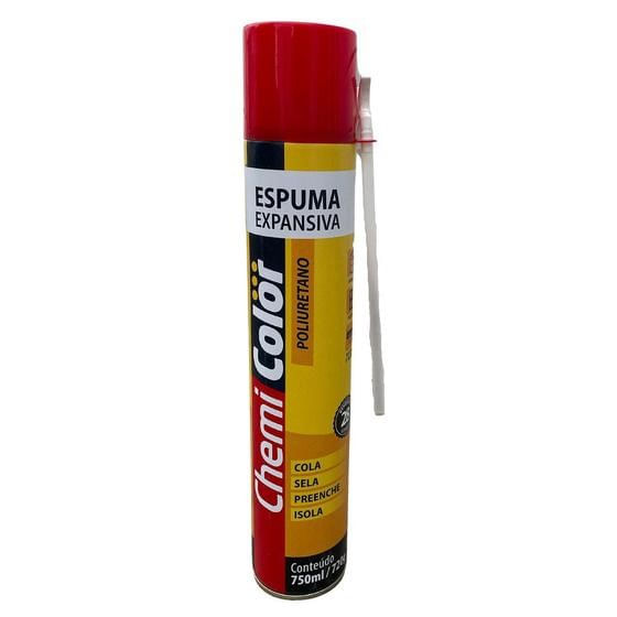 Espuma-PU-Expansiva-6x750ml-720g-Chemicolor