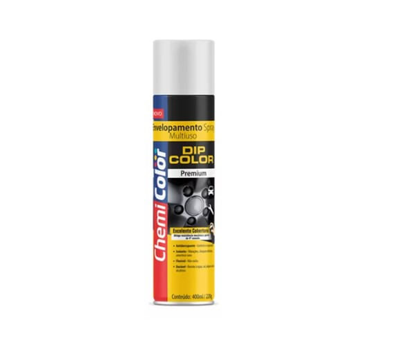 Tinta-Spray-Dip-Color-Uso-Geral-Branco-Fosco-400ml-Chemicolor
