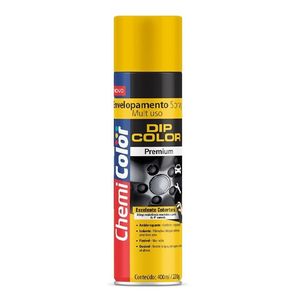 Tinta Spray Dip Color Luminosa Amarelo 400ml Chemicolor