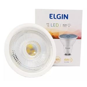 Lâmpada Dicroica LED 4.8W Mr16 Bivolt 2700k Elgin