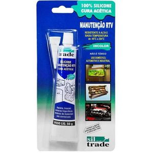 Silicone Sil Trade Manutenção Incolor 50g Chemicolor