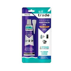 Silicone Sil Trade Manutenção Preto 50g Chemicolor