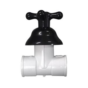 Registro de Pressão Com Manopla 25mm Preta Marujá Viqua
