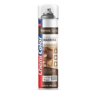 Verniz Spray Para Madeira Mogno 400ml Chemicolor