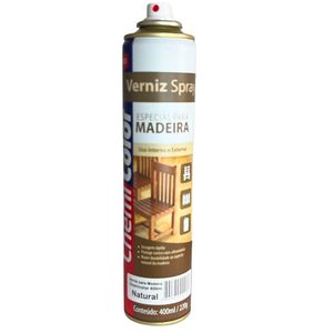Verniz Spray Para Madeira Natural 400ml Chemicolor