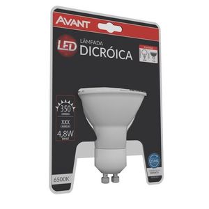 Lampada Led Dicroica 4,8w MR16 Bivolt 6500k Avant