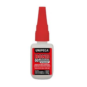Adesivo Instantâneo Bond 007 Frasco 20G Unipega