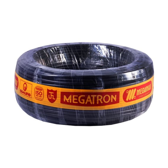 Cabo-Flexivel-10-0mm-Preto-1M-Megatron