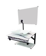 Gabinete-de-Vidro-Reto-S40CQ-PPQ-T-Orlando-Slim-Calacata-40x40cm-Vmex