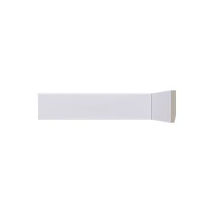 Rodapé Alizares Lev 51 Liso Branco 0,5x240Cm Santa Luzia