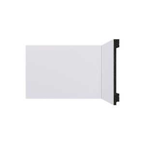 Rodapé Alizares Liso Branco B155 150x2200mm Santa Luzia