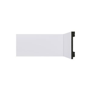 Rodapé Alizares Liso Branco B105 100x2200mm Santa Luzia