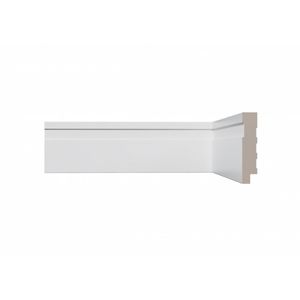 Rodapé Frisado de Poliestireno Branco 700X2400mm Vinilforte