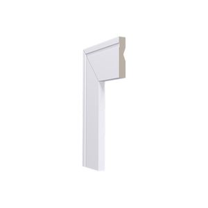 Guarnição Frisada B74 70x2200mm Branca Santa Luzia