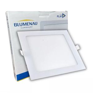 Painel Led Play Embutir Quadrado 24W 6500K Blumenau