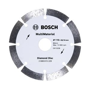 Disco Diamantado Multi Segmentado 110X20/16MM Bosch
