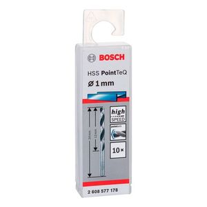 Broca HSS PointTeQ 1.0mm 1Un Bosch