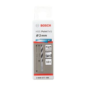 Broca HSS PointTeQ 2.0mm 1Un Bosch