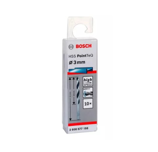 Broca-HSS-PointTeQ-3-0mm-1Un-Bosch