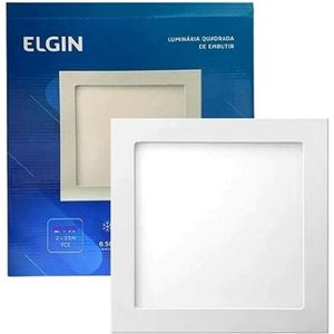 Painel de Led Embutir Quadrada 12W 6500K Elgin