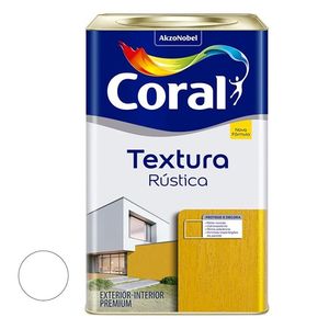 Textura Rústica Branca 22 Kg Coral