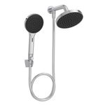 Chuveiro-De-Parede-Redondo-Com-Desviador-160mm-Flex-Plus-Cromado-Deca