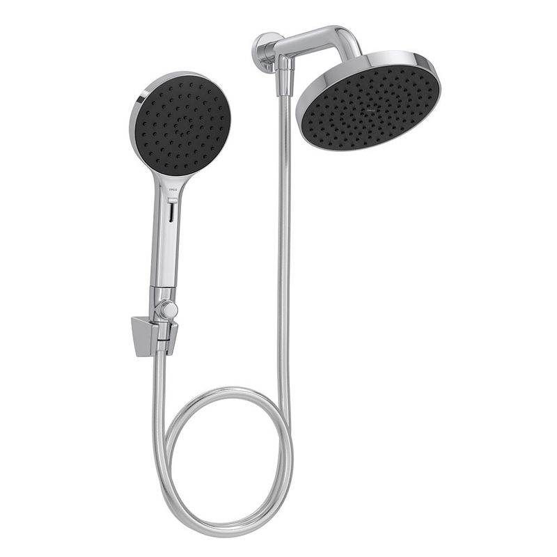 Chuveiro-De-Parede-Redondo-Com-Desviador-160mm-Flex-Plus-Cromado-Deca