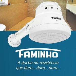 Ducha Faminho 4 Temperaturas 220V 4400W Com Cano 30Cm Fame