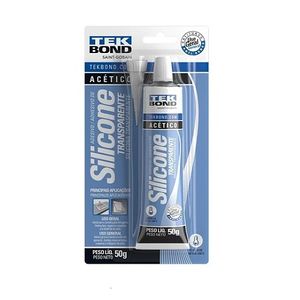 Silicone Acético Incolor 50g Tek Bond